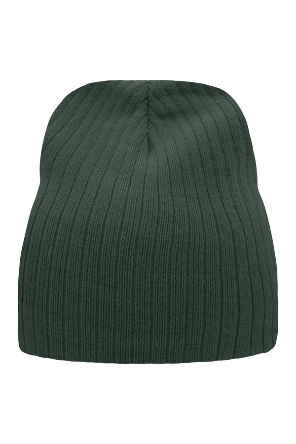 Rib Beanie Dark Green