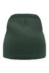 Rib Beanie Dark Green