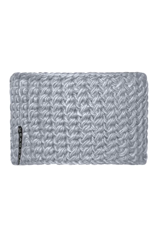 Crocheted Headband Silver