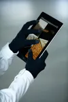 Touch-Screen Knitted Gloves Black