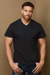 Classic-T V-Neck black opal