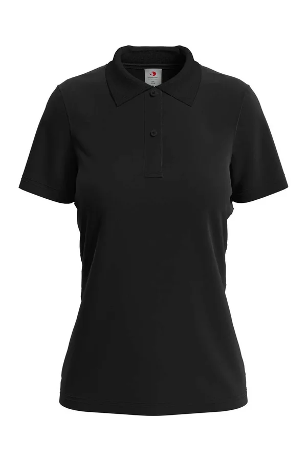 Short Sleeve Polo Women black opal