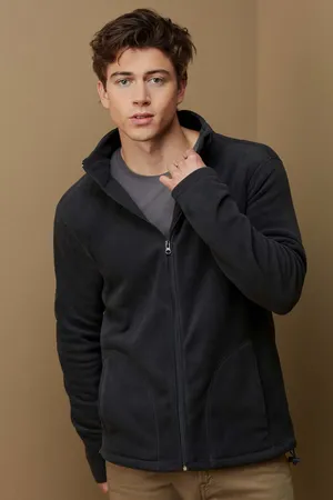 Fleece Jacket black opal