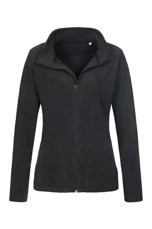 Fleece Jacket Women black opal