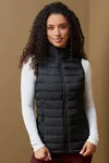 Lux Padded Vest Women black opal