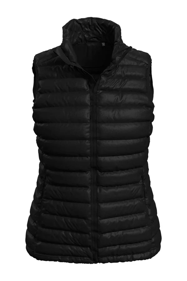 Lux Padded Vest Women black opal