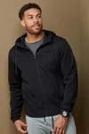 Recycled Scuba Jacket black opal