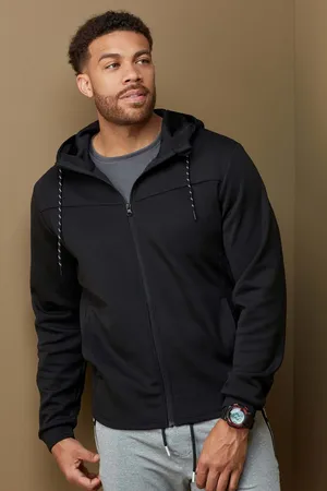 Recycled Scuba Jacket black opal