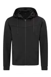 Recycled Scuba Jacket black opal