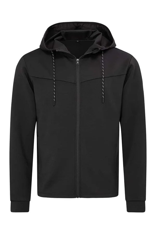 Recycled Scuba Jacket black opal