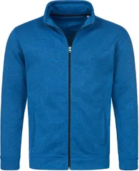 Herren Strickfleece Jacke