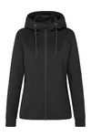 Recycled Scuba Jacket Women black opal