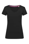 Megan V-Neck Women black opal