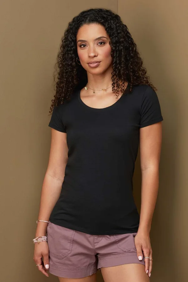 Claire Crew Neck Women black opal