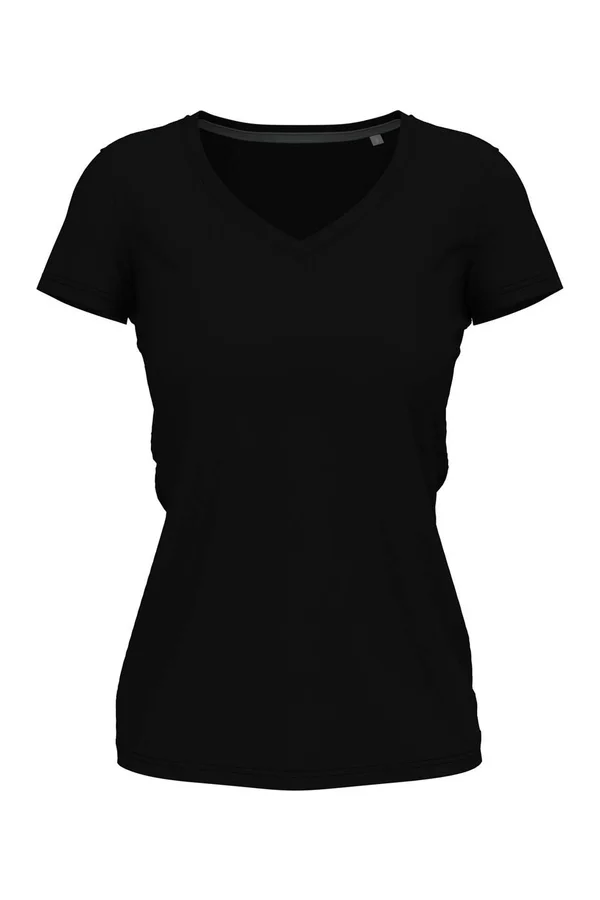 Claire V-Neck Women black opal