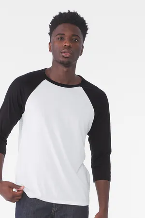 Baseball T-Shirt White / Black