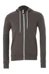 Unisex Polycotton Kapuzen Sweatjacke asphalt