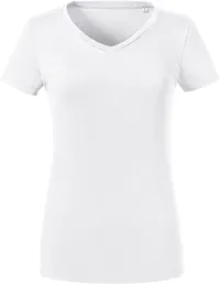 Damen Bio V-Ausschnitt T-Shirt