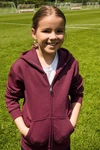Kids´ Authentic Zipped Hooded Sweat
