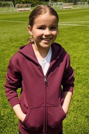 Kids´ Authentic Zipped Hooded Sweat