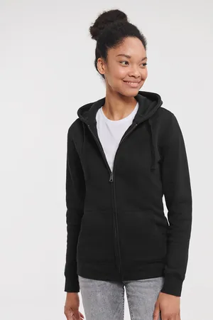 Ladies´ Authentic Zipped Hood Jacket Black
