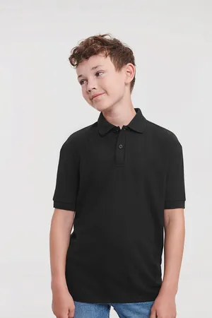 Kids´ Classic Polycotton Polo Black