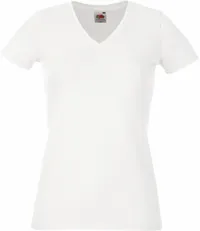 Damen Stretch V-Ausschnitt T-Shirt