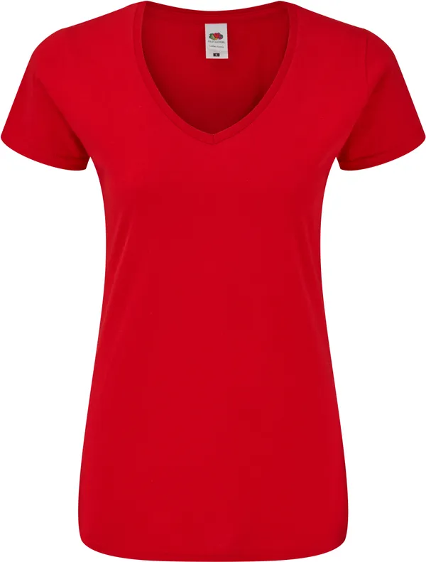 Damen V-Ausschnitt T-Shirt