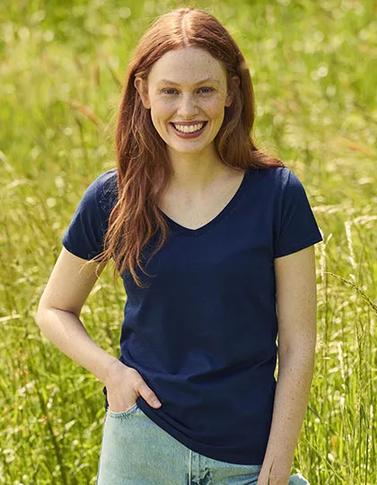 Ladies´ Iconic 150 V Neck T