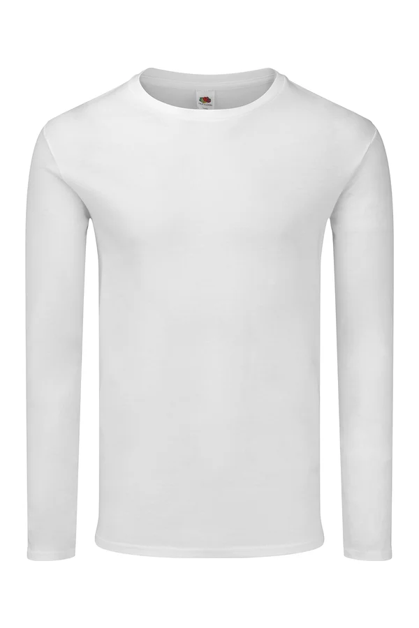 Iconic 150 Long Sleeve T White