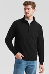 Classic Zip Neck Sweat Black