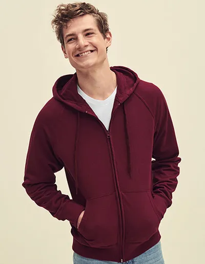 Lightweight Hooded Sweat Jacket