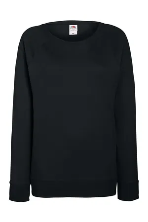 Ladies´ Lightweight Raglan Sweat Black