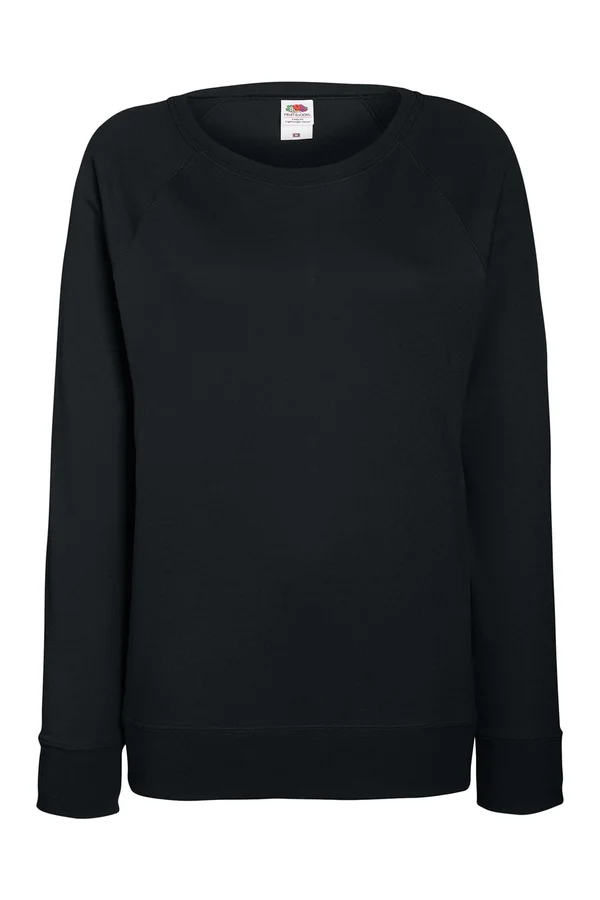 Ladies´ Lightweight Raglan Sweat Black