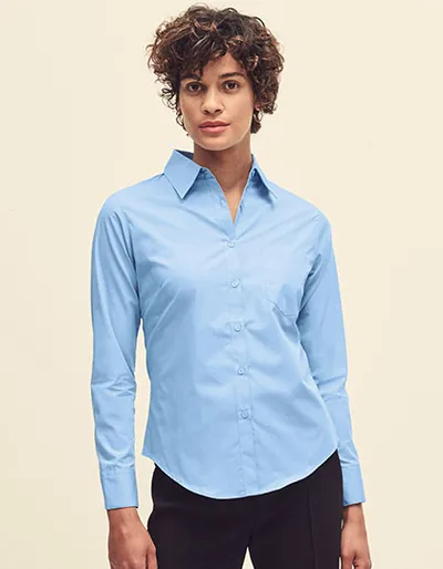 Ladies´ Long Sleeve Poplin Shirt