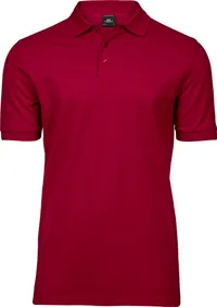 Schweres Herren Luxus Piqué Stretch Polo