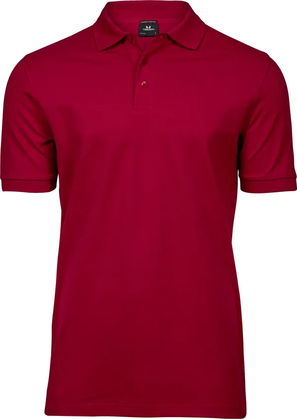 Schweres Herren Luxus Piqué Stretch Polo