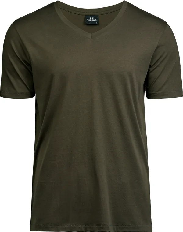 Herren Luxus V-Ausschnitt T-Shirt