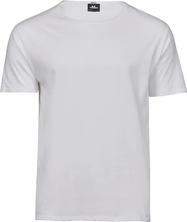 Herren T-Shirt mit ungesäumtem Ausschnitt