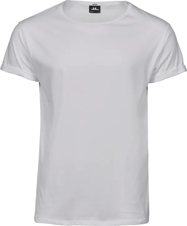 Herren T-Shirt mit Umschlag am Arm