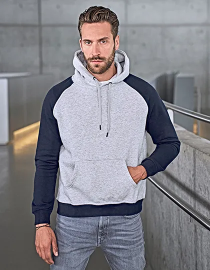 Two-Tone Hooded Sweatshirt