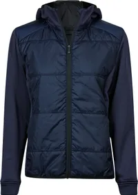 Damen Hybrid Stretch Kapuzenjacke