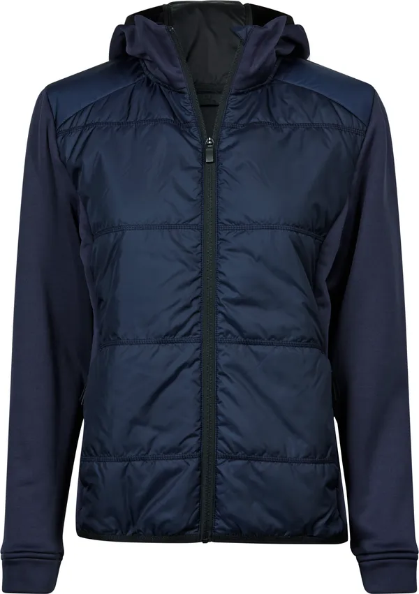 Damen Hybrid Stretch Kapuzenjacke