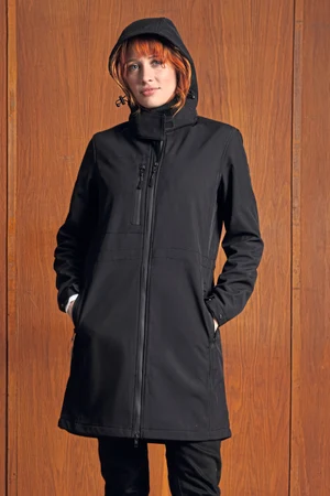 Women´s Long Softshell Coat Achille