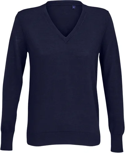 Damen V-Ausschnitt Pullover