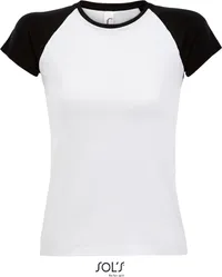 Damen Raglan T-Shirt 2-farbig