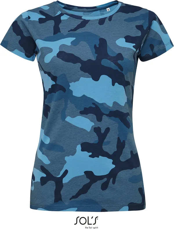 Damen Camouflage T-Shirt