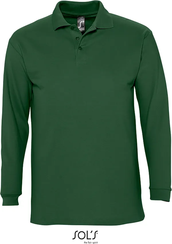 Piqué Polo langarm