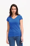 Women´s V-Neck-T-Shirt Moon