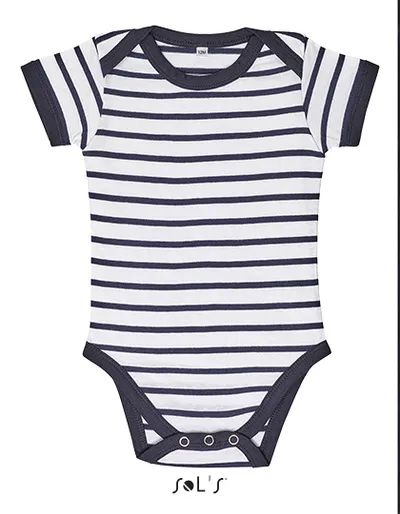 Baby Striped Bodysuit Miles